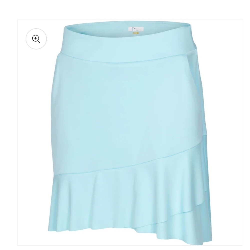 GREG NORMAN WOMEN'S CROSSOVER FLOUNCE PULL-ON SKORT